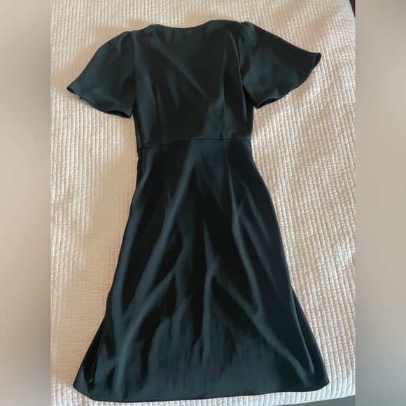 Zara dark green midi dress (Size S) - Picture 5 of 6